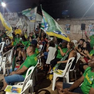 Coronel Fernanda e Gilberto Figueiredo reúnem apoiadores no Parque Ohara