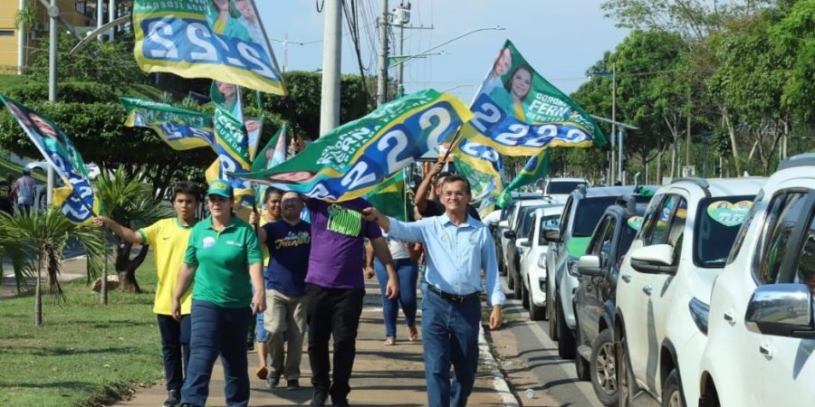 Coronel Fernanda encerra campanha em mega carreata na Capital